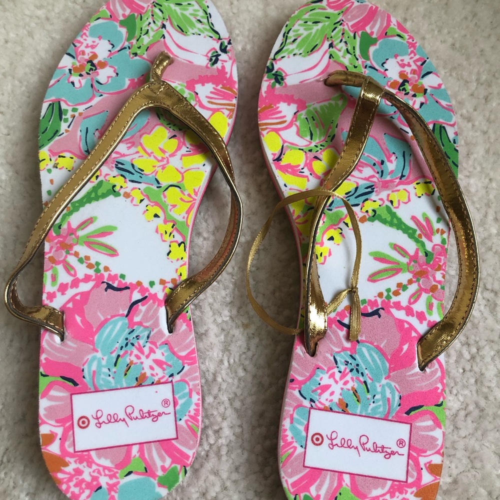 Lilly Pulitzer Flip Flops